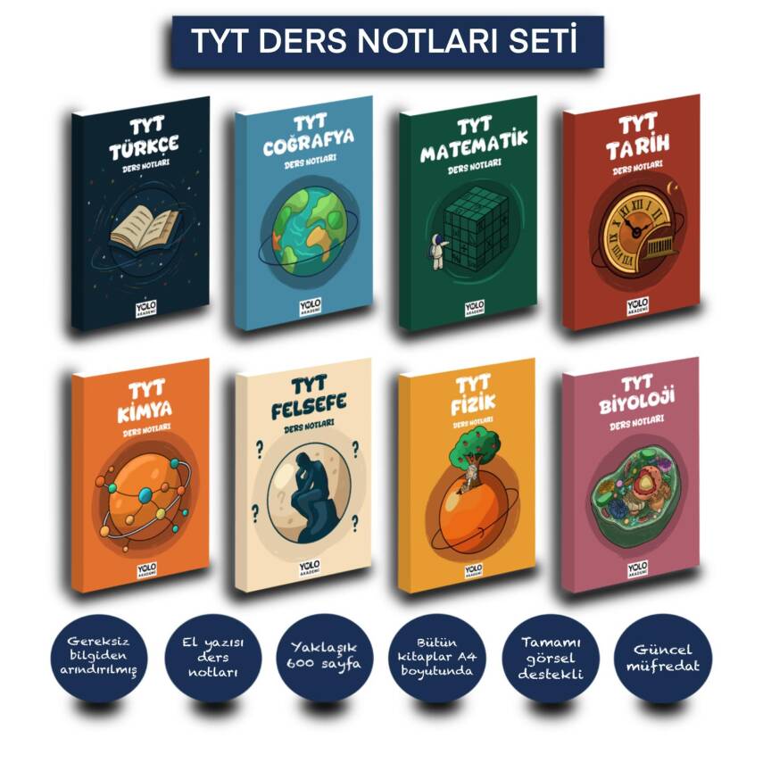 TYT Ders Notları Seti - 1